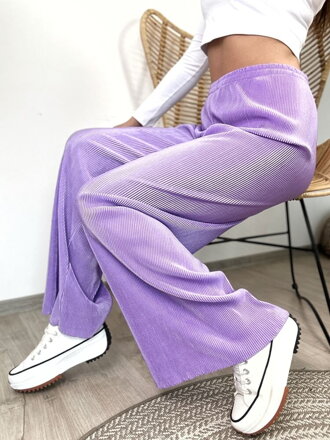 Trendi női nadrág lila színben