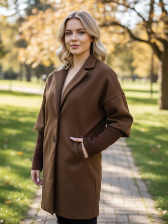 Női barna kabát