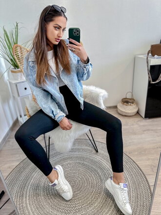 Női bordázott leggings