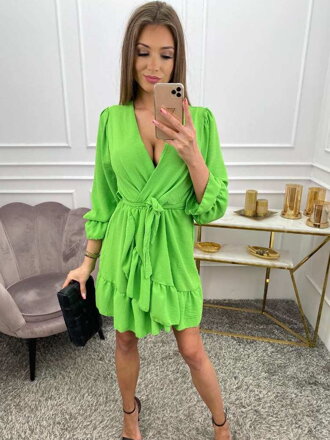 Gyönyörű női ruha zöld színben 