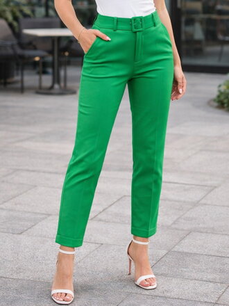 Női nadrág derékövvel zöld