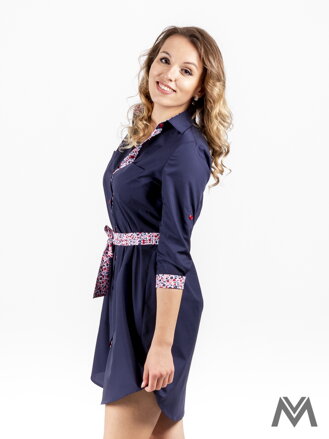 Női ing ruha VS-DS 1840 sötétkék