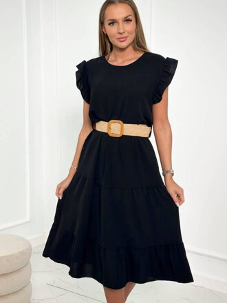Női elegáns ruha 5997 fekete