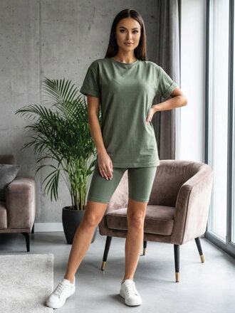 Kétrészes együttes VSB CASANDRA olivazöld színben