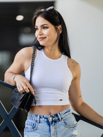 Női VSB LOLLY croptop fehér
