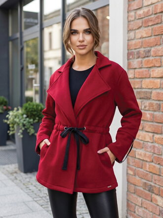 Női kabát VSB ESTER burgundi színben