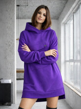 Hosszított női melegítő felső VSB WELLA lila