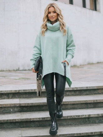 Rövid női poncsó VSB Collection SHORT menta