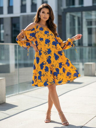 VERSABE Női nyári ruha VS-SA 1908 oversize virágminta