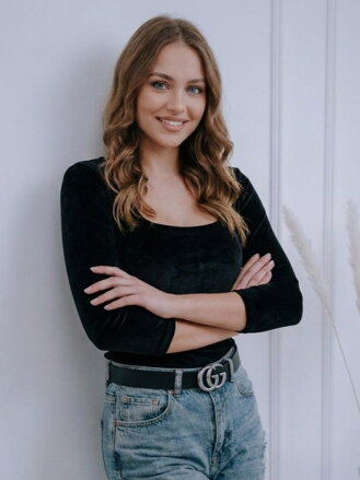 Női 3/4 ujjú póló VSB HELA VELUR fekete