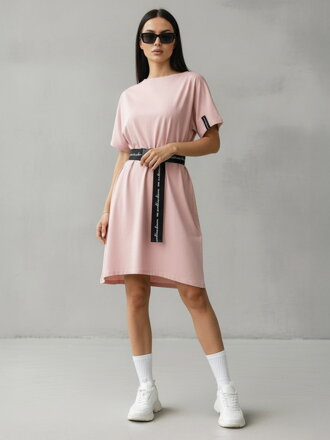 Stílusos nyári tunika VSB CLAUDIE púder rózsaszín