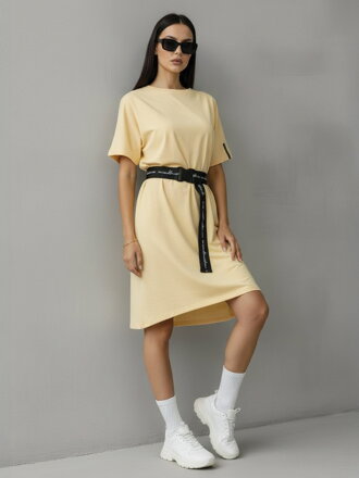 Hosszított női  tunika VSB CLAUDIE sárga