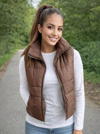 Női croptop mellény chocco 