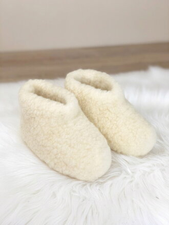 Meleg boka papucs juh gyapjúbó  model 105