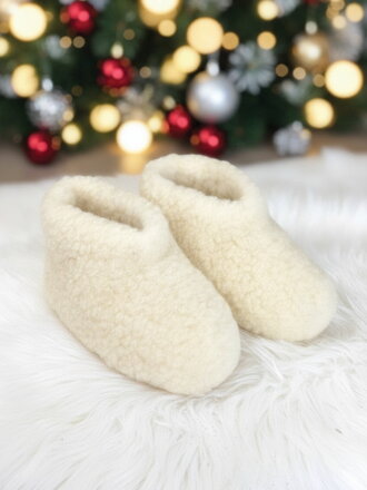 Meleg boka papucs juh gyapjúbó  model 105