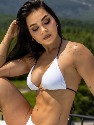 VSB IBIZA fürdőruha felső fehér