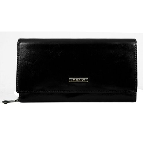 Dámska kožená peňaženka Lorenti 76111-NYC čierna