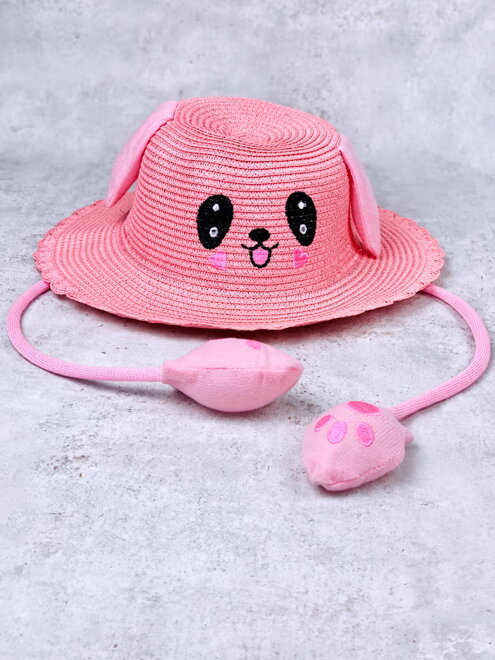 Gyerek kalap kislányoknak B-54  rózaszín színben