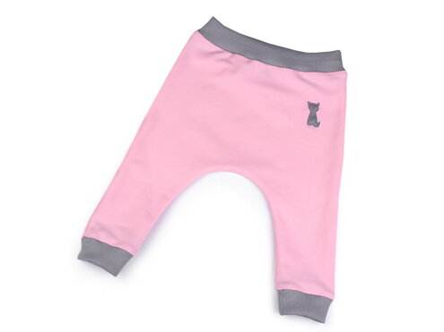 Melegítő nadrág csecsemőknek rózsaszín színben