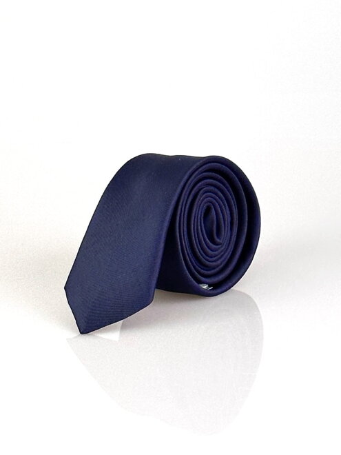 Stílusos férfi nyakkendő sötétkék színben