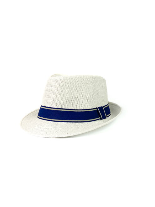 Biely slamený klobúk pre pánov 209
