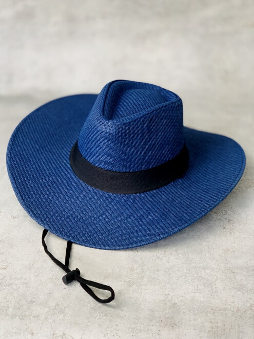 Férfi kalap 98-7 kék színben