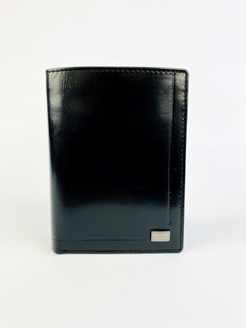 Pánska kožená peňaženka Rovicky PC101-BAR čierna