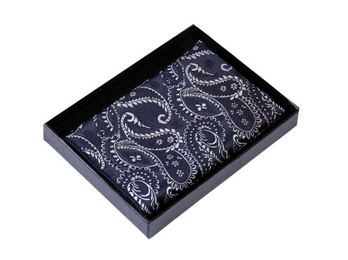 Zsebkendő zakóba paisley minta  770802 kék