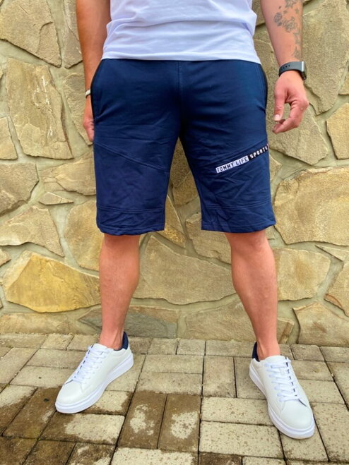 Férfi rövidnadrág Tommy Life  kék színben