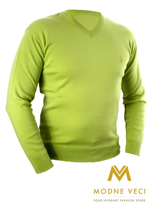 Férfi pulóver N01 zöld