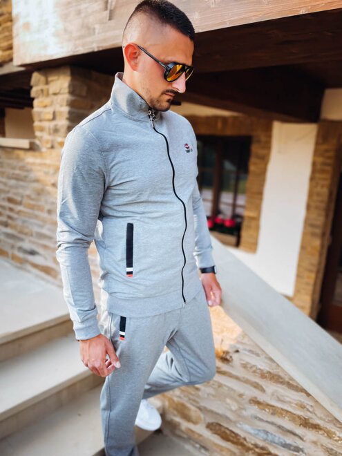 Férfi melegítő szett TOMMY LIFE szürke