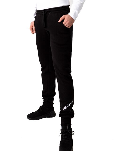 Kényelmes férfi melegítő nadrág VSB fekete színben