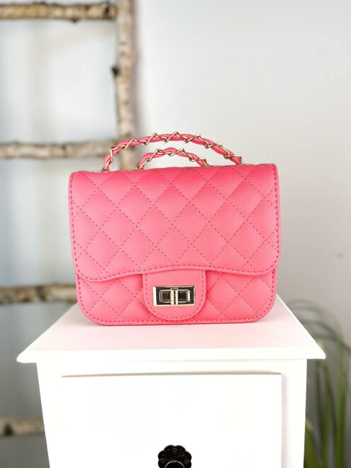 Stílusos női crossbody táska barack színben