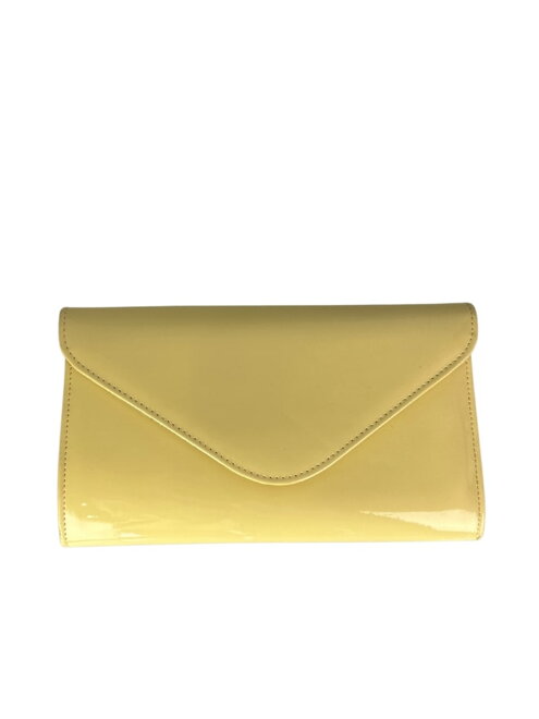 Női levél táska sárga színben