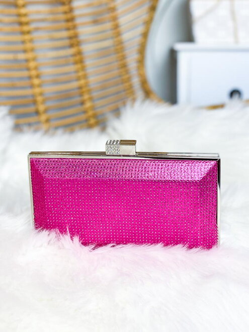 Gyöngyös női levéltáska FUCHSIA LK5805