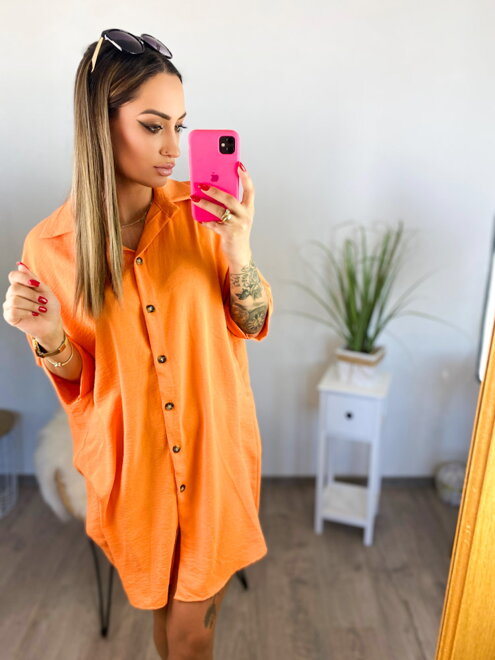 Narancs színű női ingruha
