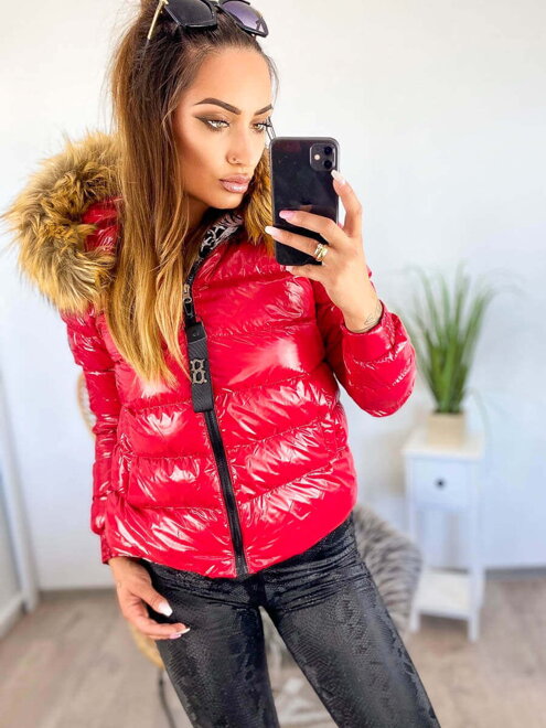Steppelt női  téli kabát  01-2 MFY piros