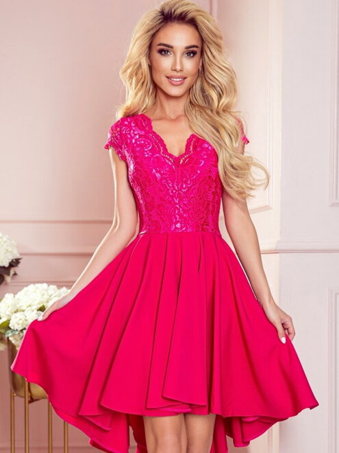 Női elegáns ruha 300-6 fuchsia 