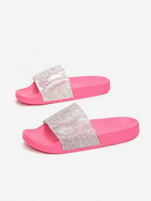 Kényelmes női strandpapucs PM1068 fukszia
