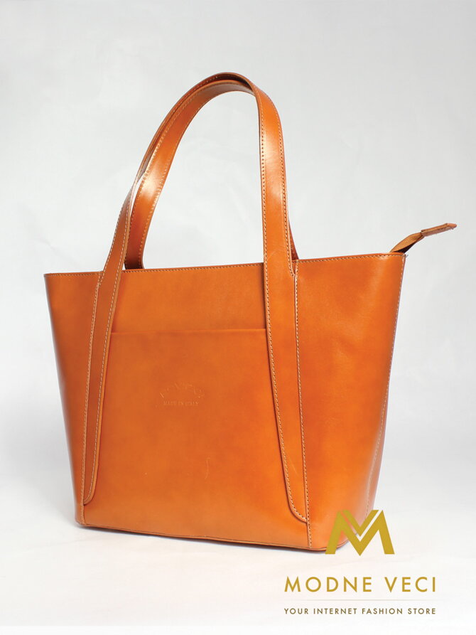 Valód bőr táska - narancssárga  TWR-23