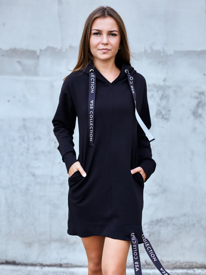 Melegítő ruha vagy hosszabb pulóver VSB SOPHII fekete