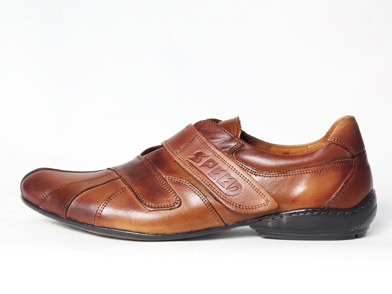 Męskie buty sportowe model 97 - brązowe