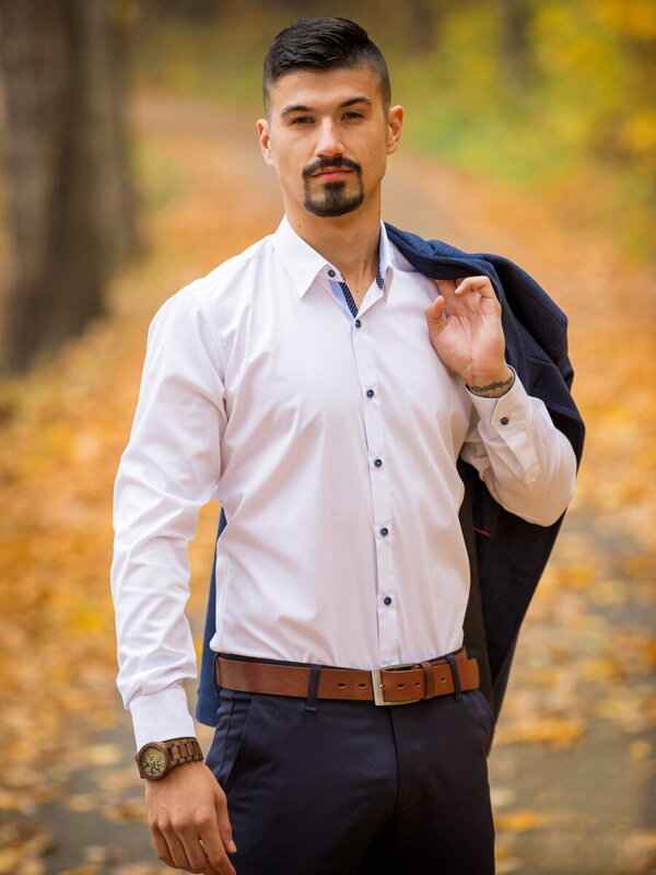 Hand Made Férfi ing slim fit vágásban - VS-PK-1709 Hand Made Férfi ing slim fit vágásban - VS-PK-1709
