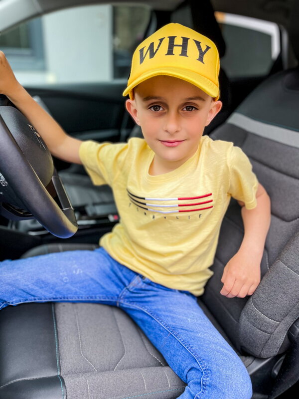 Chłopięca koszulka TOMMY LIFE żółta