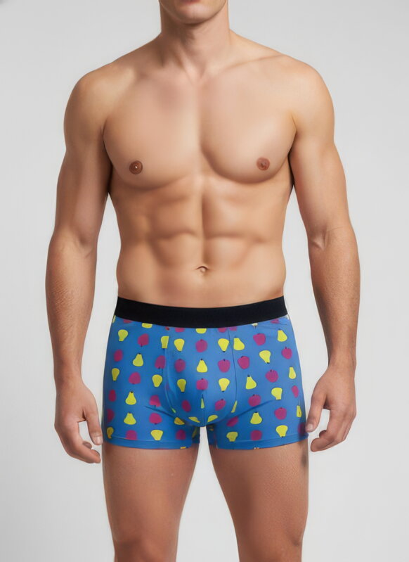 Férfi színes mintás boxeralsó