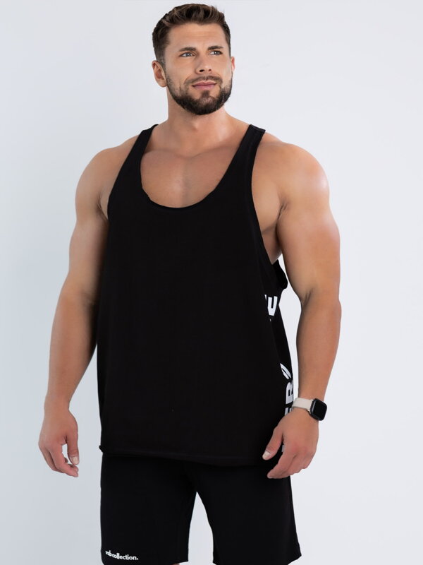 Pánske tielko v čiernej farbe VSB FIT 