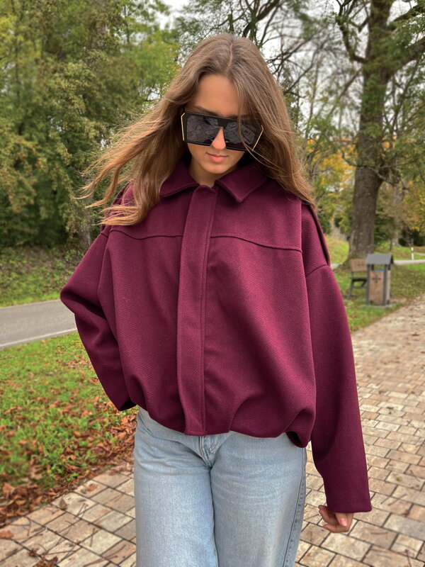 Női átmeneti oversize kabát