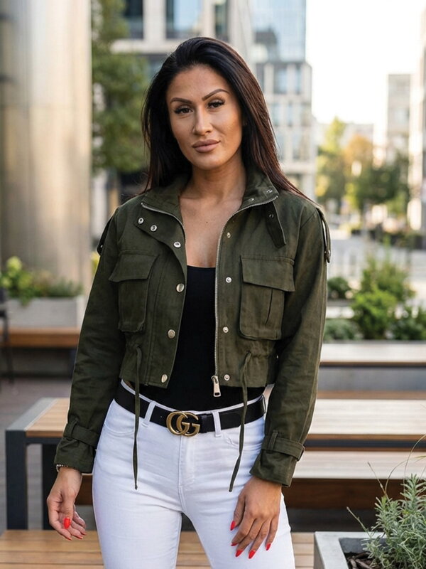 Női átmeneti dzseki MSF zöld