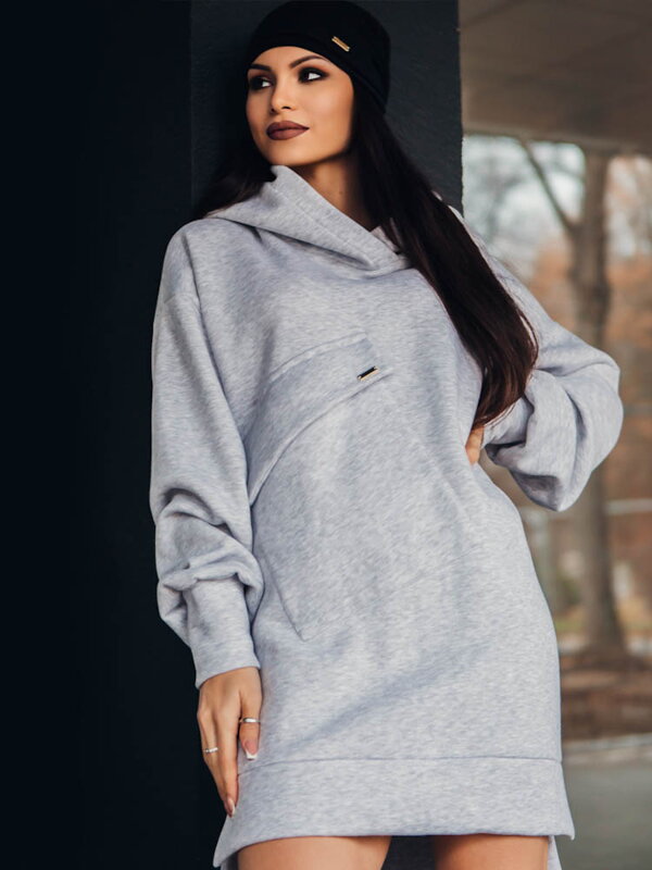 Hosszú oversize felső VSB WELLA szürke Hosszú oversize felső VSB WELLA szürke
