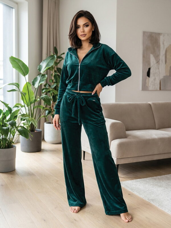 Kényelmes női szett VSB NORA smaragd